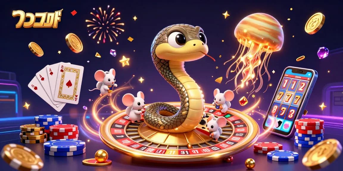 Engage in แทงบอล action with dynamic betting on a cosmic roulette scene featuring astronaut mice and a golden jellyfish dealer.