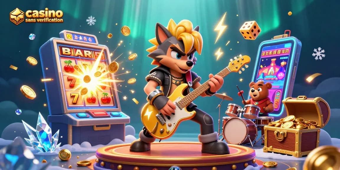 Jouez dans un casino sans vérification avec des personnages animés et des éléments de jeu captivants