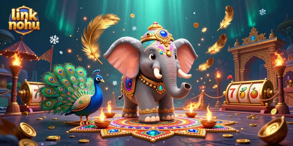 Engage with link nohu in an immersive casino scene featuring vibrant characters and rich, detailed graphics.