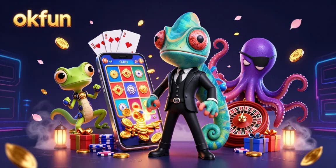 Engage with okfun's immersive casino magic featuring interactive games and vibrant characters.