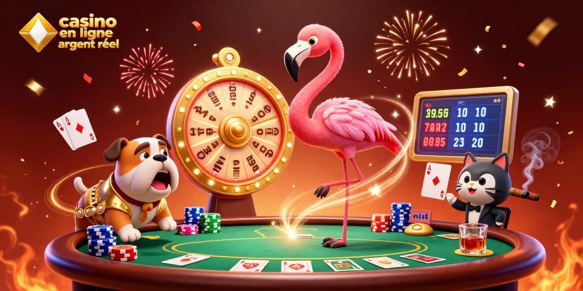 Jouer à des jeux au casino en ligne argent réel avec des prix surprise et des animateurs joyeux.