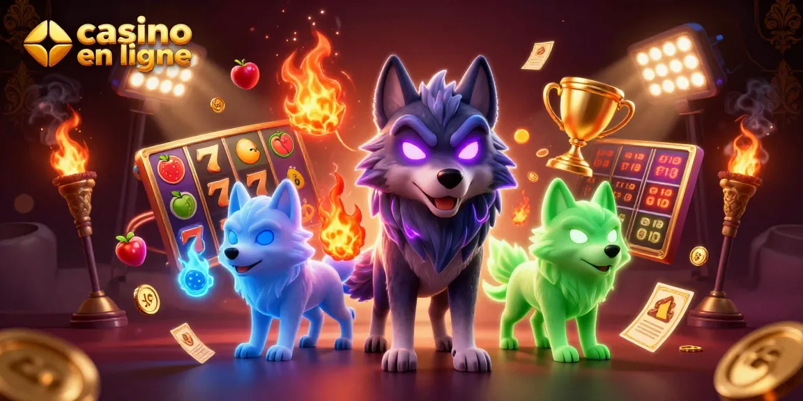 Jouez à un casino en ligne avec un chef de meute de loups fantômes et des éléments de jeu dynamiques.