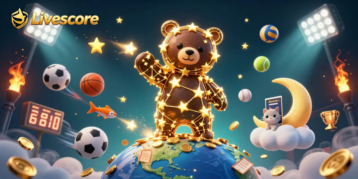 Livescore brings dynamic sports action with 3D animated characters and vibrant betting elements.
