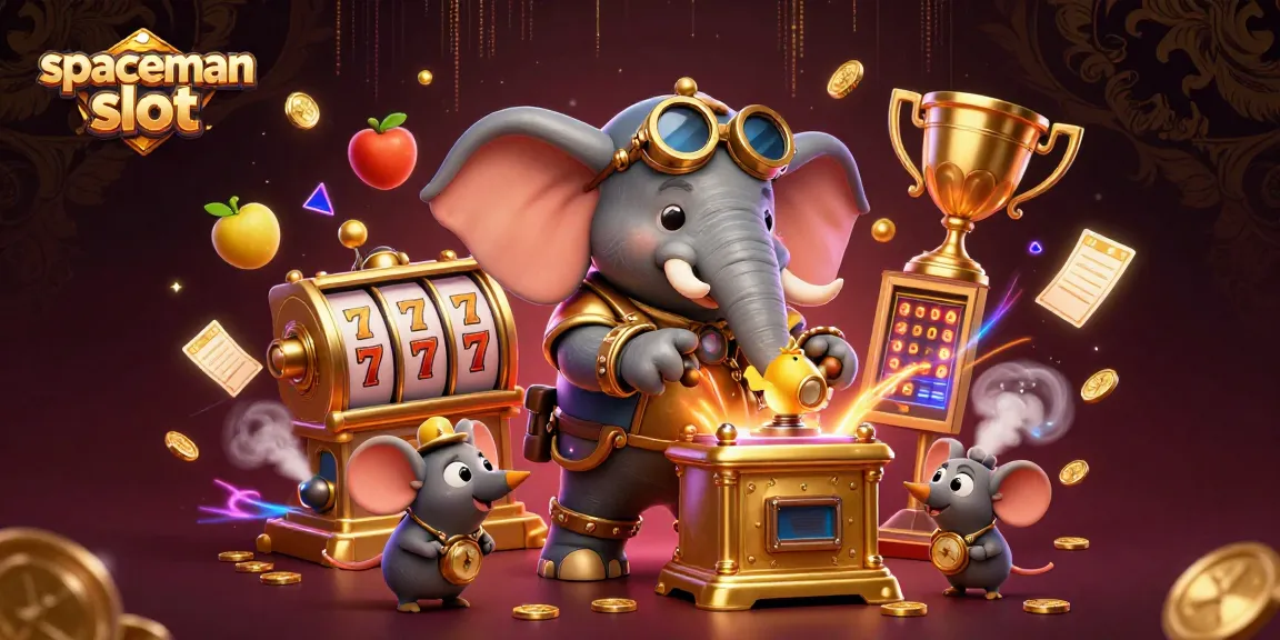 Play the spaceman slot in a vibrant and dynamic 3D cartoon casino scene filled with excitement and winnings.