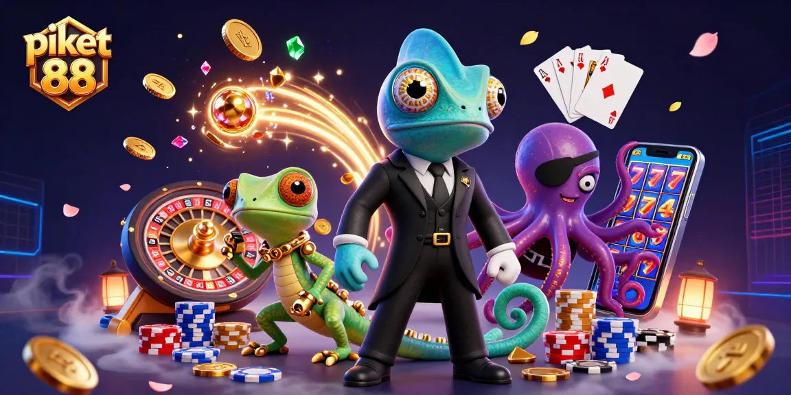 Experience the thrill of winning with piket 88 as fortunes flow from cascading coins and stunning gems.