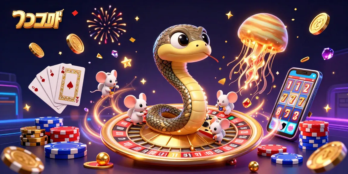 Engage in แทงบอล action with dynamic betting on a cosmic roulette scene featuring astronaut mice and a golden jellyfish dealer.