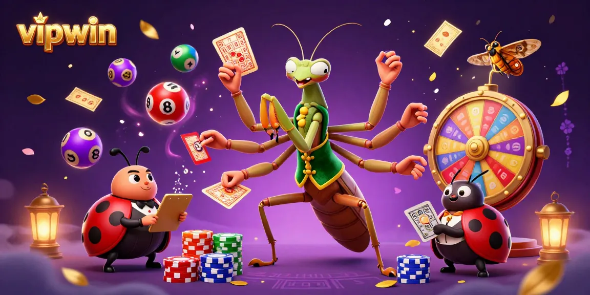 Experience thrilling gameplay at vipwin with vibrant elements of a lively casino atmosphere.