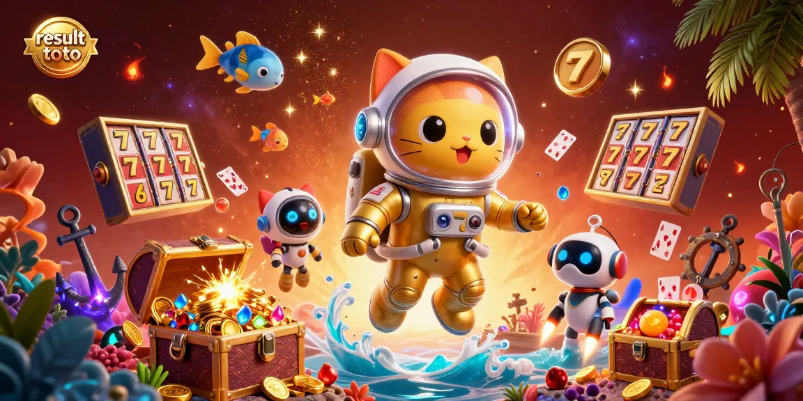 Engage with result toto through thrilling slot gaming with dynamic characters and vibrant treasures.