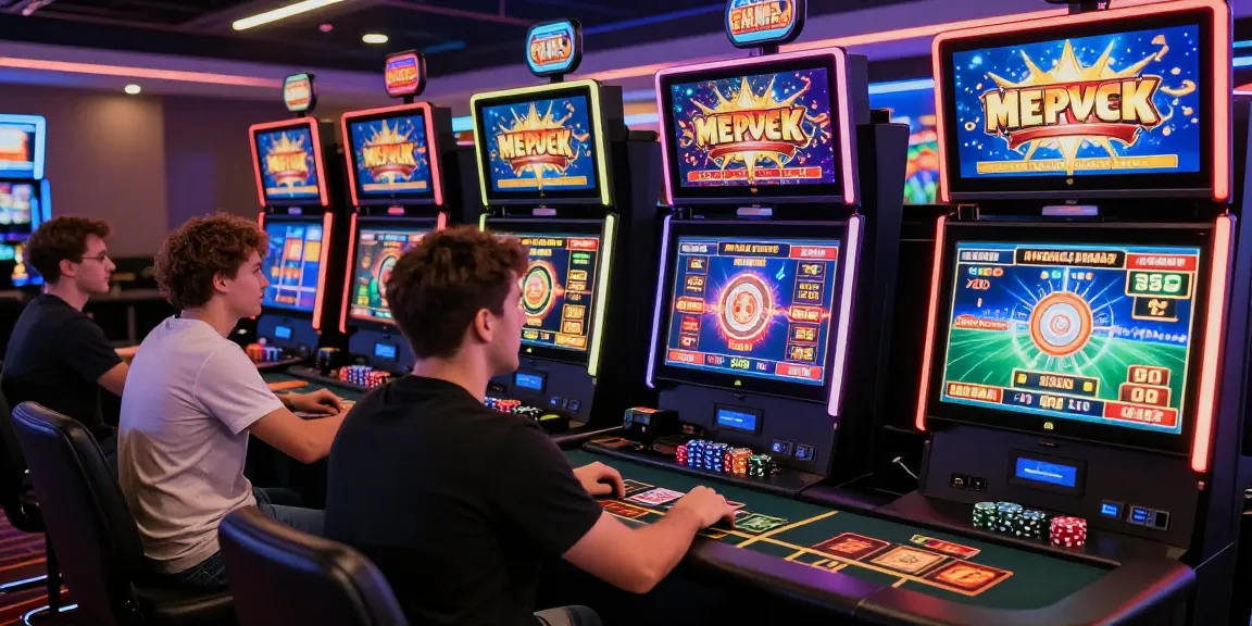 Situs Resmi Dominobet online gaming experience with vibrant players enjoying slot machines and live dealers.