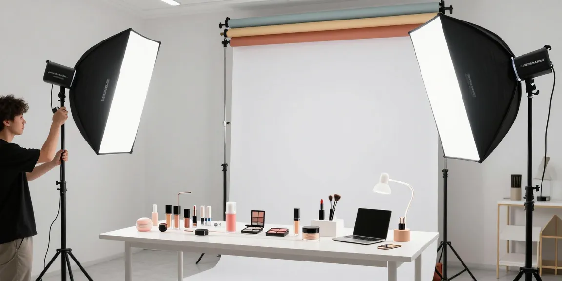 Fotografo di Prodotti in studio con prodotti in evidenza e illuminazione professionale
