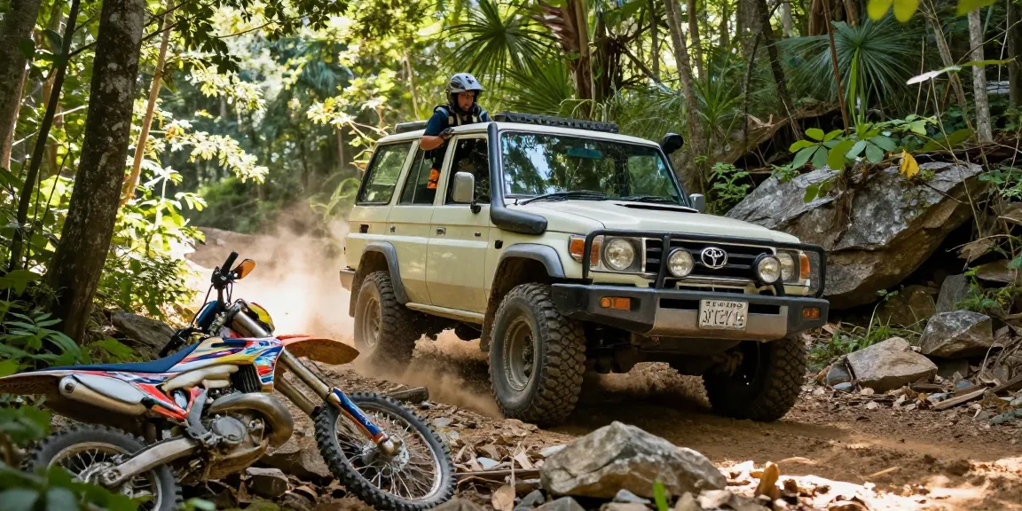 David Vepraskas Atlanta off-roading in a Toyota Land Cruiser, showcasing outdoor adventure and motorsport enthusiasm.