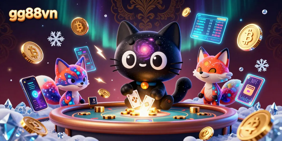 Experience the thrill of winning with gg88vn’s vibrant casino action captured in a captivating illustration.