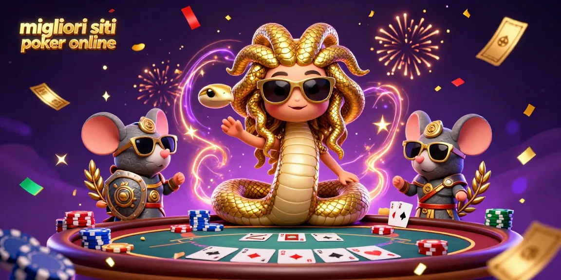 Scopri i migliori siti poker online con una vivace scena di gioco e personaggi accattivanti.