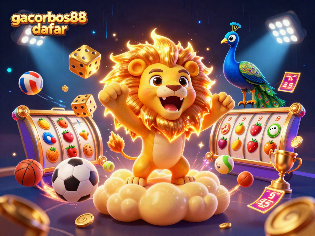 Play slots with dazzling wins at gacorbos88 daftar, where animated characters and sports elements collide.