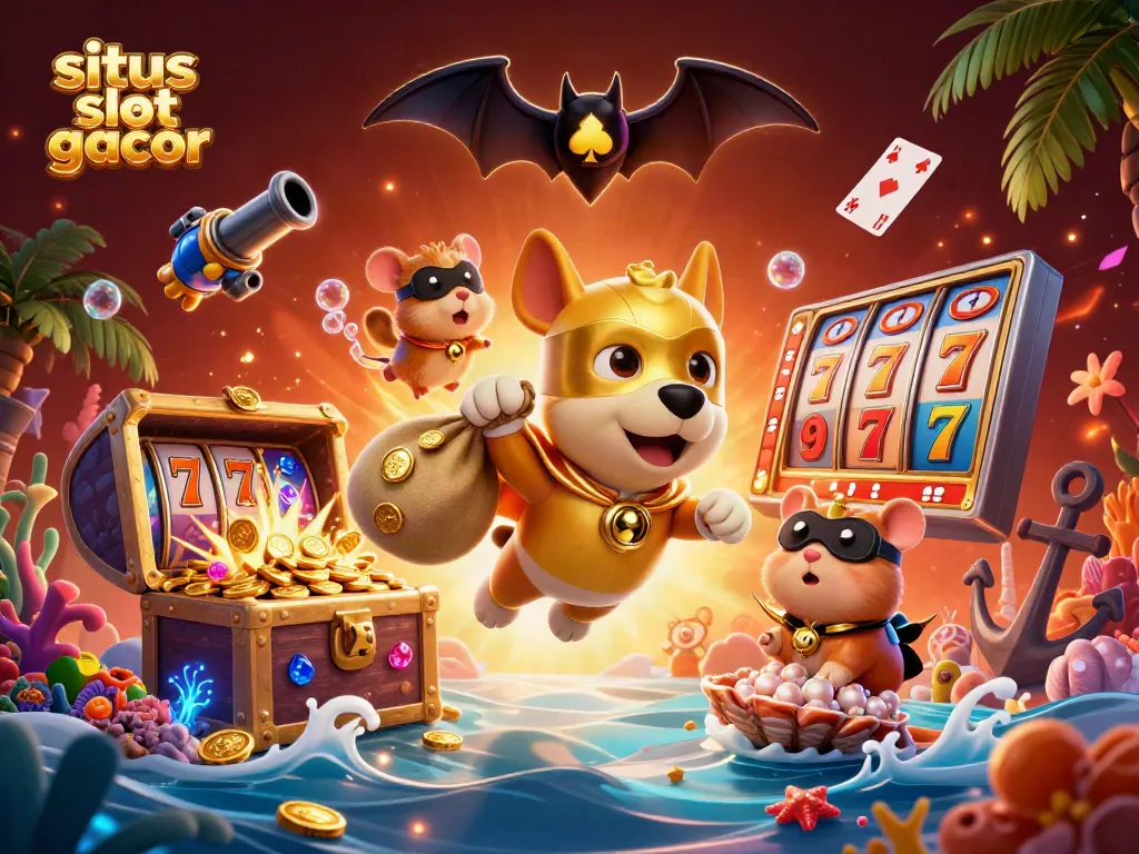 Menangkan jackpot di situs slot gacor dengan ilustrasi 3D menghibur dan berwarna.