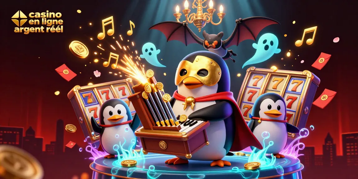 Profitez des jeux de casino en ligne argent réel avec une illustration 3D captivante.