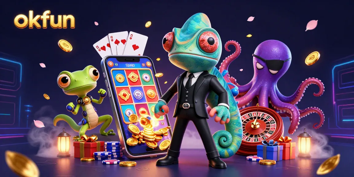 Engage with okfun's immersive casino magic featuring interactive games and vibrant characters.