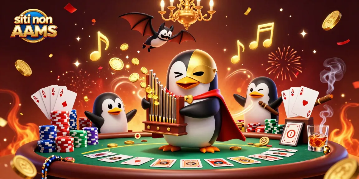 Vinci nei siti non AAMS con partite di poker e personaggi colorati che si divertono al tavolo
