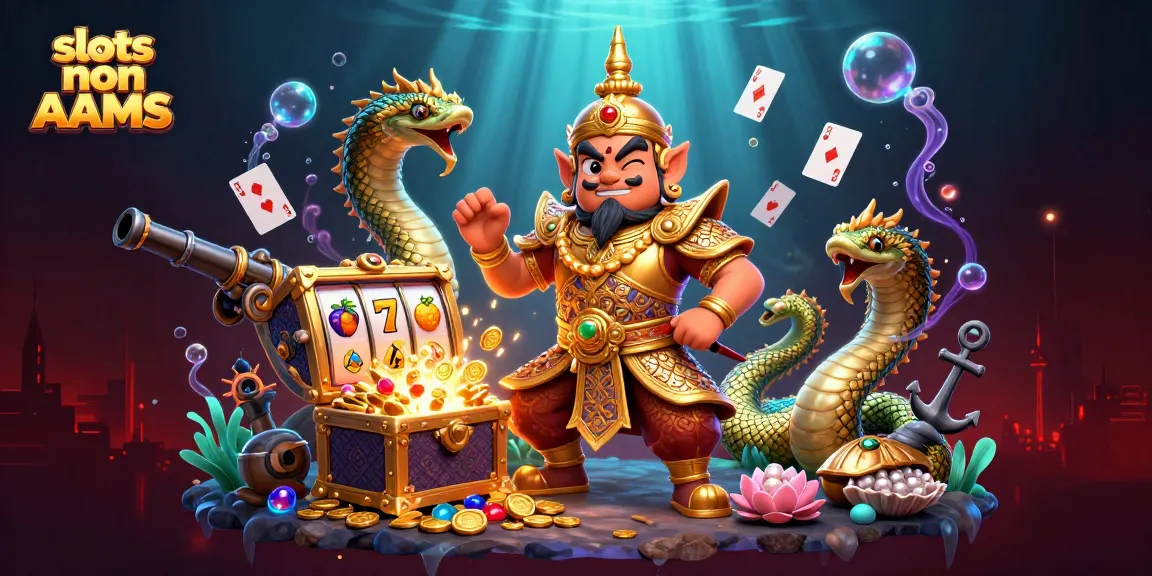 Vivi slot non AAMS emozionanti con un'illustrazione di un casinò 3D vibrante ricca di elementi di gioco entusiasmanti e azione.