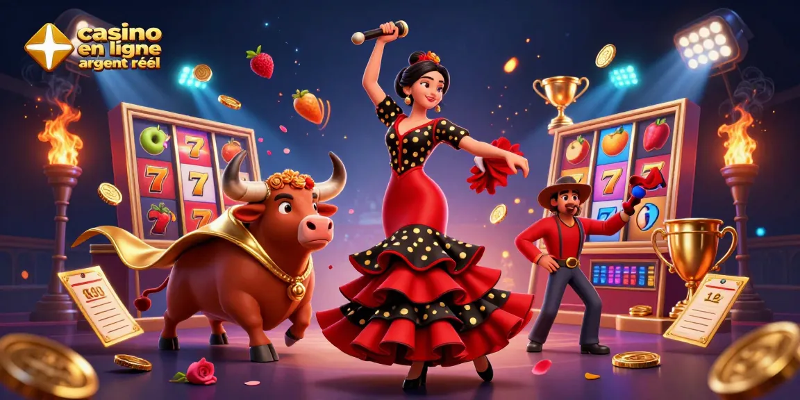Experience the excitement of casino en ligne argent réel with vibrant slot machines and dynamic characters.