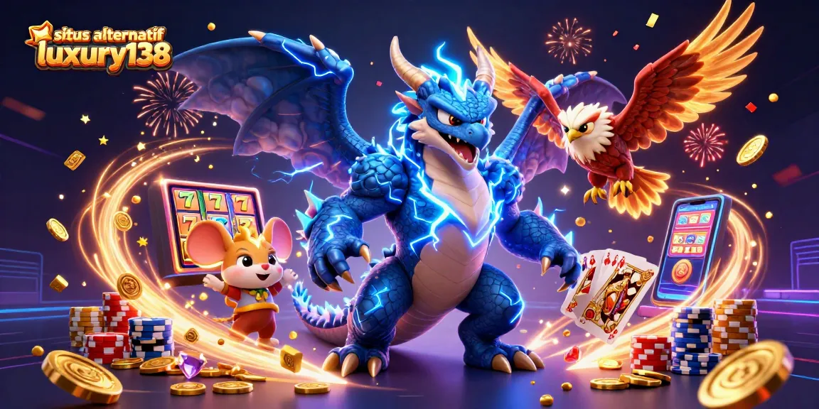 Experience the thrill at situs alternatif luxury138 with dazzling 3D casino games and vibrant animations.