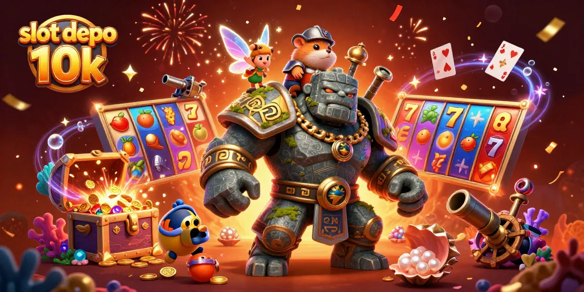 Experience thrilling wins with slot depo 10k as you spin vibrant slot reels and explore magical gains.