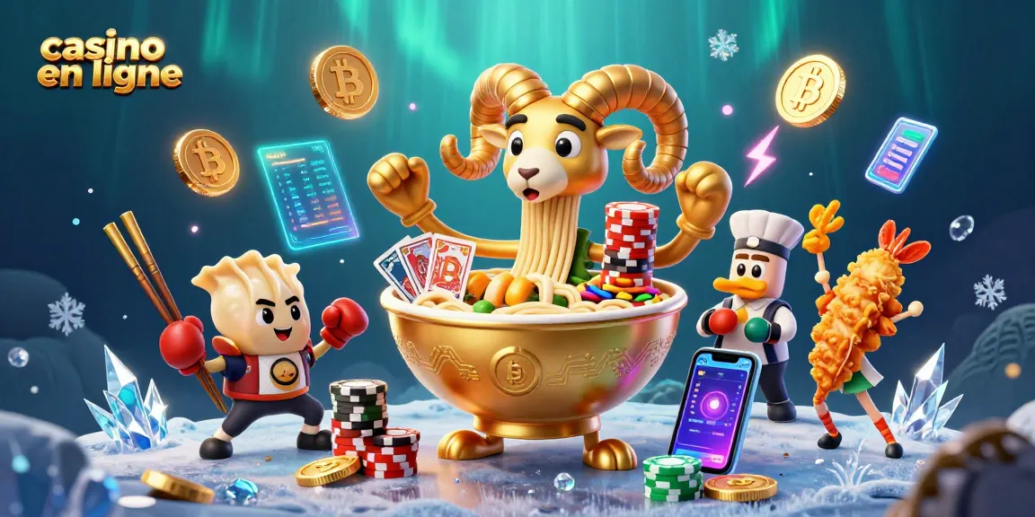 Jouez à casino en ligne avec une illustration captivante de personnages amusants et d'éléments de jeu.