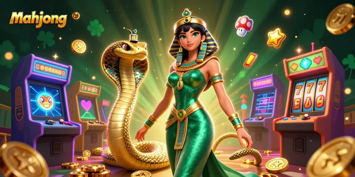 Create vibrant mahjong gaming excitement with a glamorous character and rich decorations