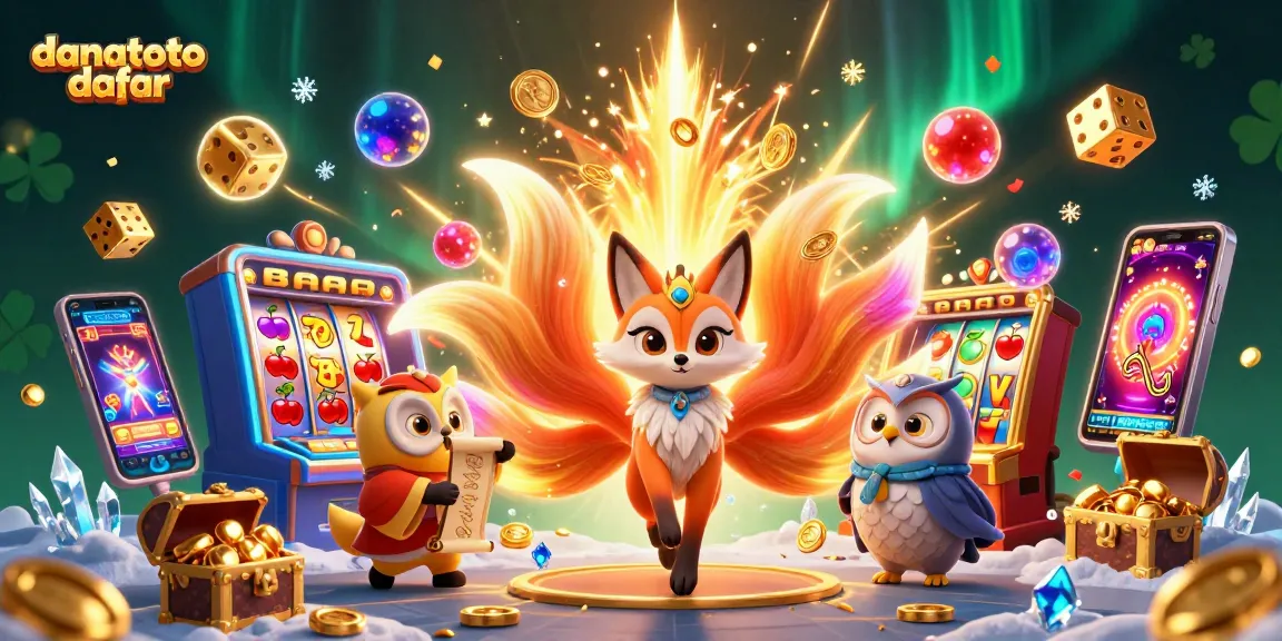 Experience the thrill of winning at danatoto daftar with vibrant gaming visuals and energetic characters.